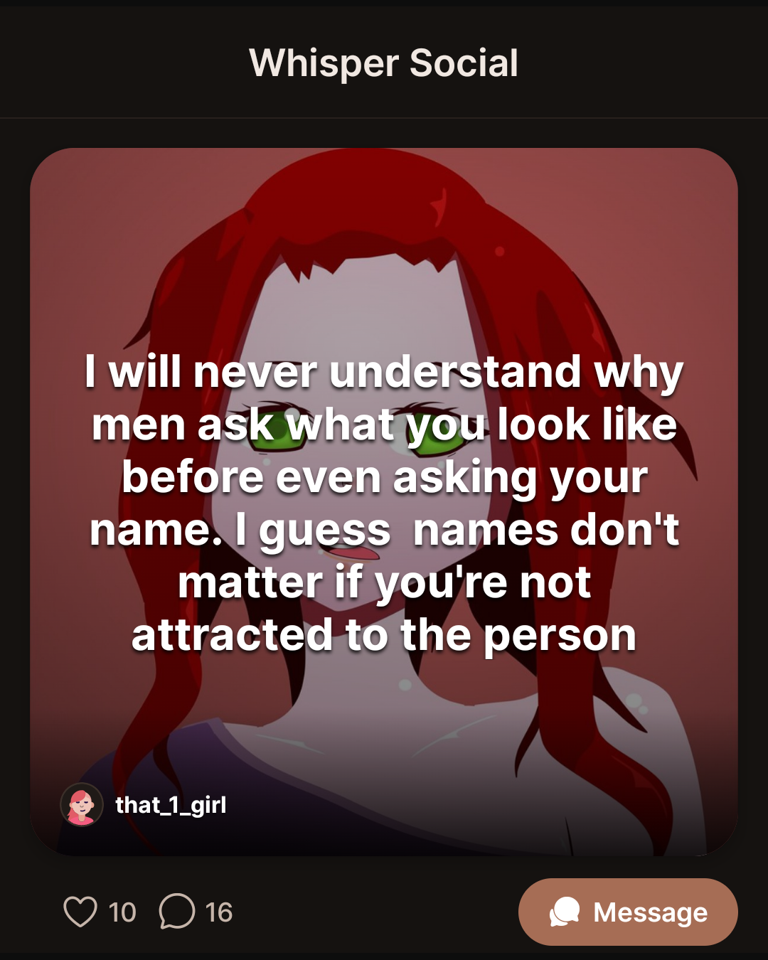 This one’s getting heated on Whisper