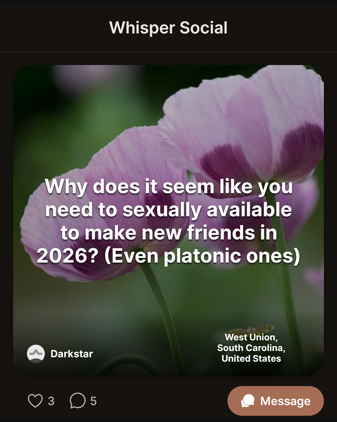 Whisper Social