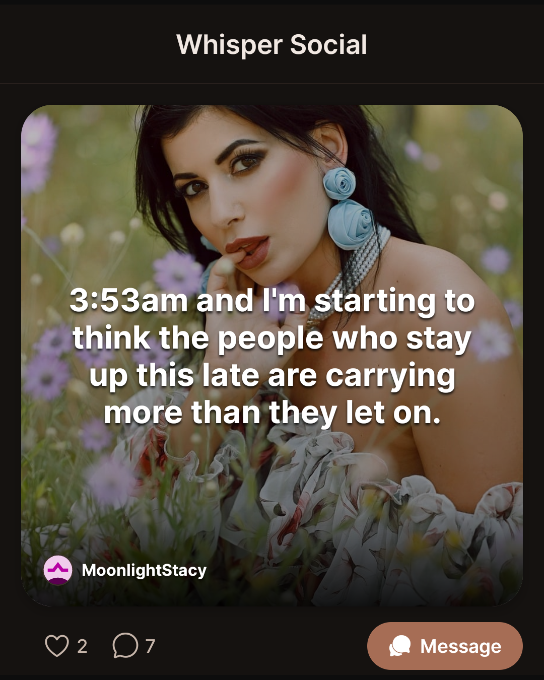 3:53am and I’m starting to think the people who stay up this late are carrying more than they let on.