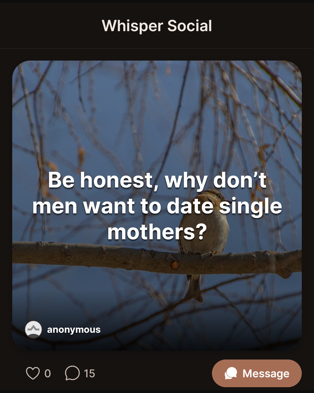 Be honest, why donβt men want to date single mothers?