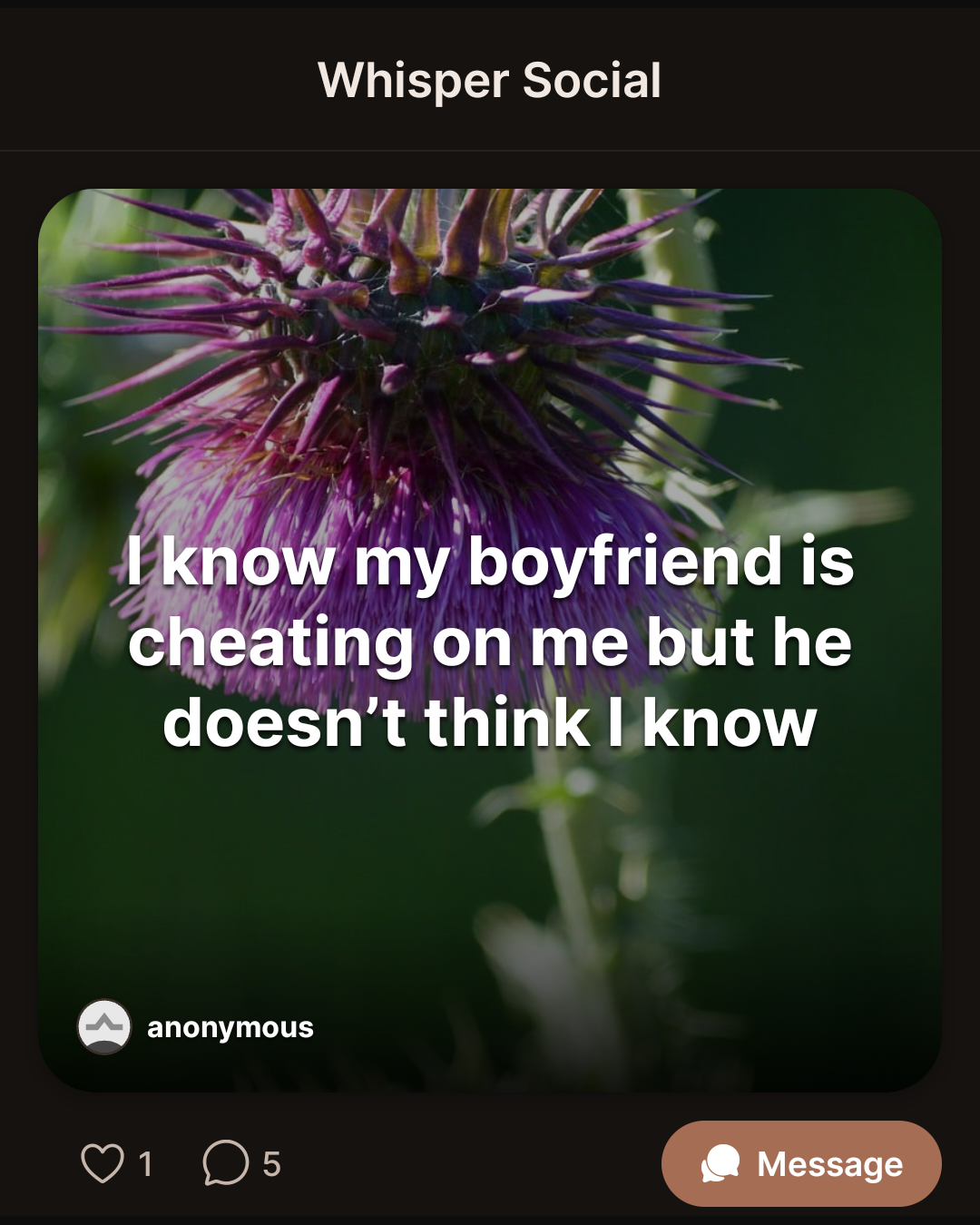 I know my boyfriend is cheating on me but he doesn’t think I know