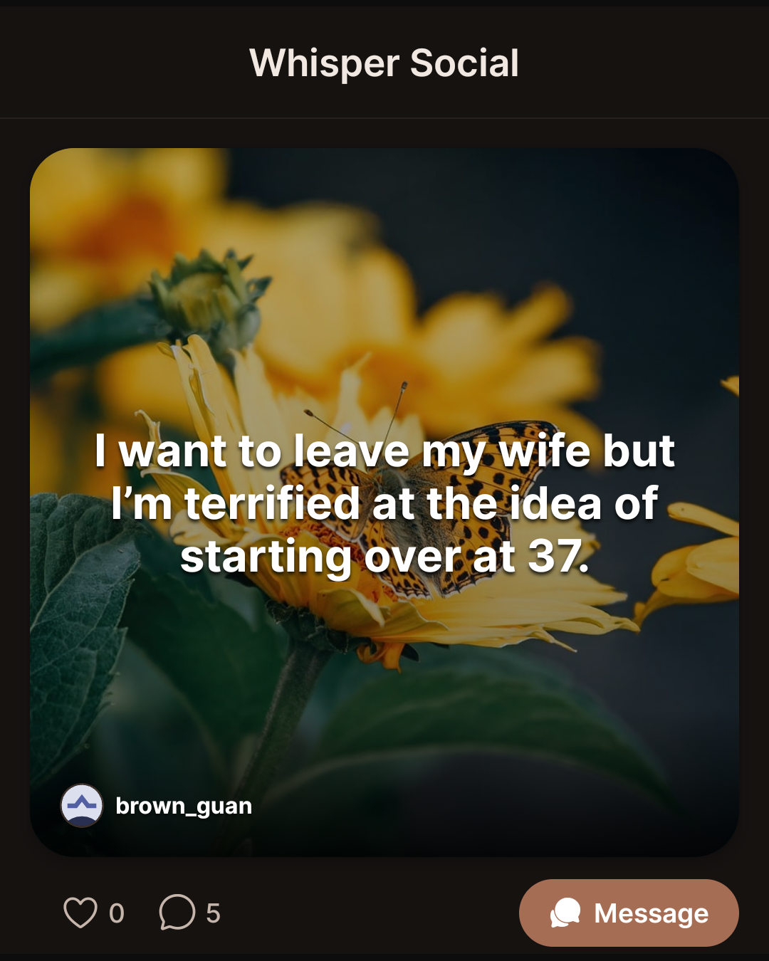 Whisper confessions hit different