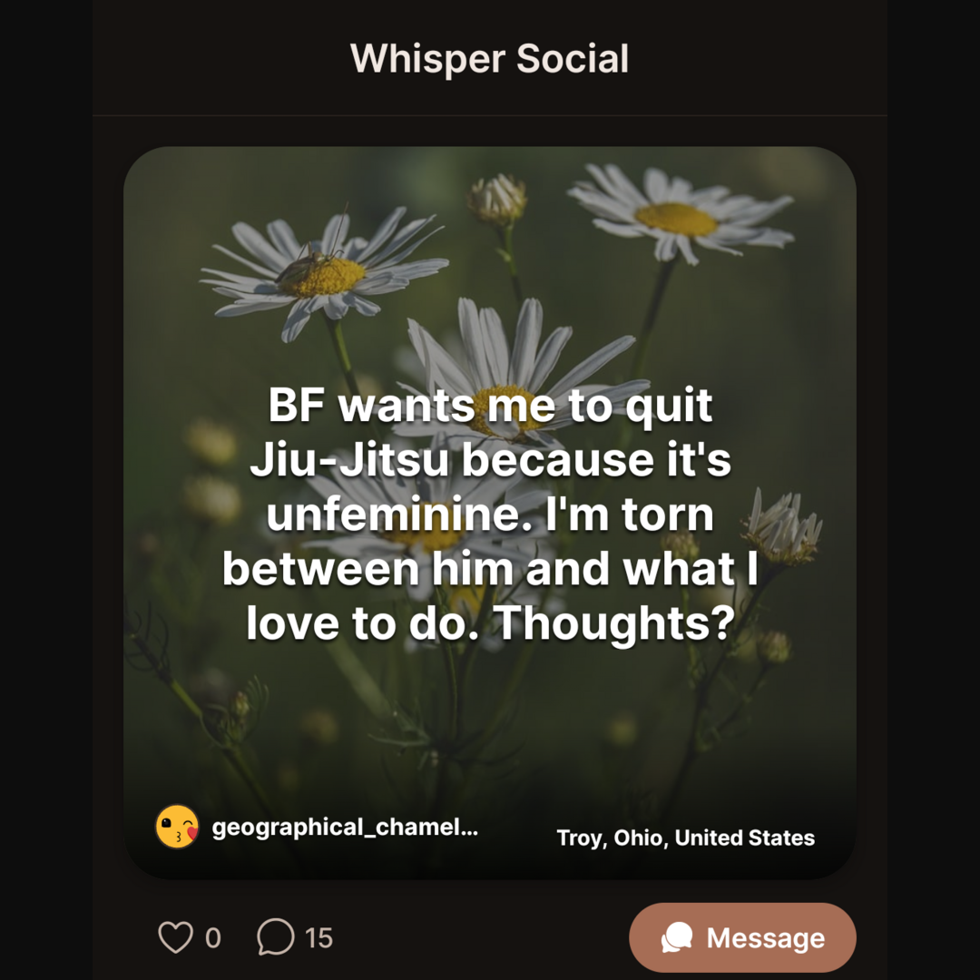 Whisper confessions hit different