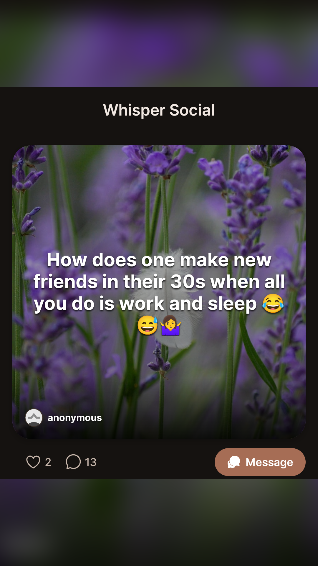 Whisper Social