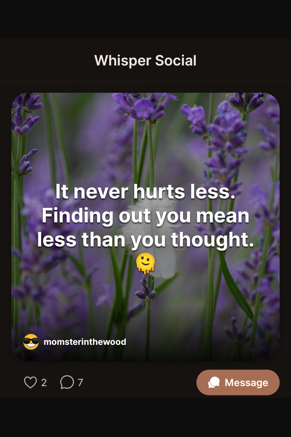 Whisper Social — anonymous confessions