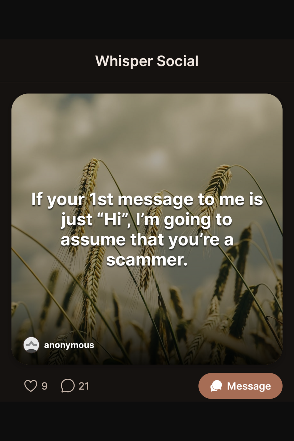 Whisper Social