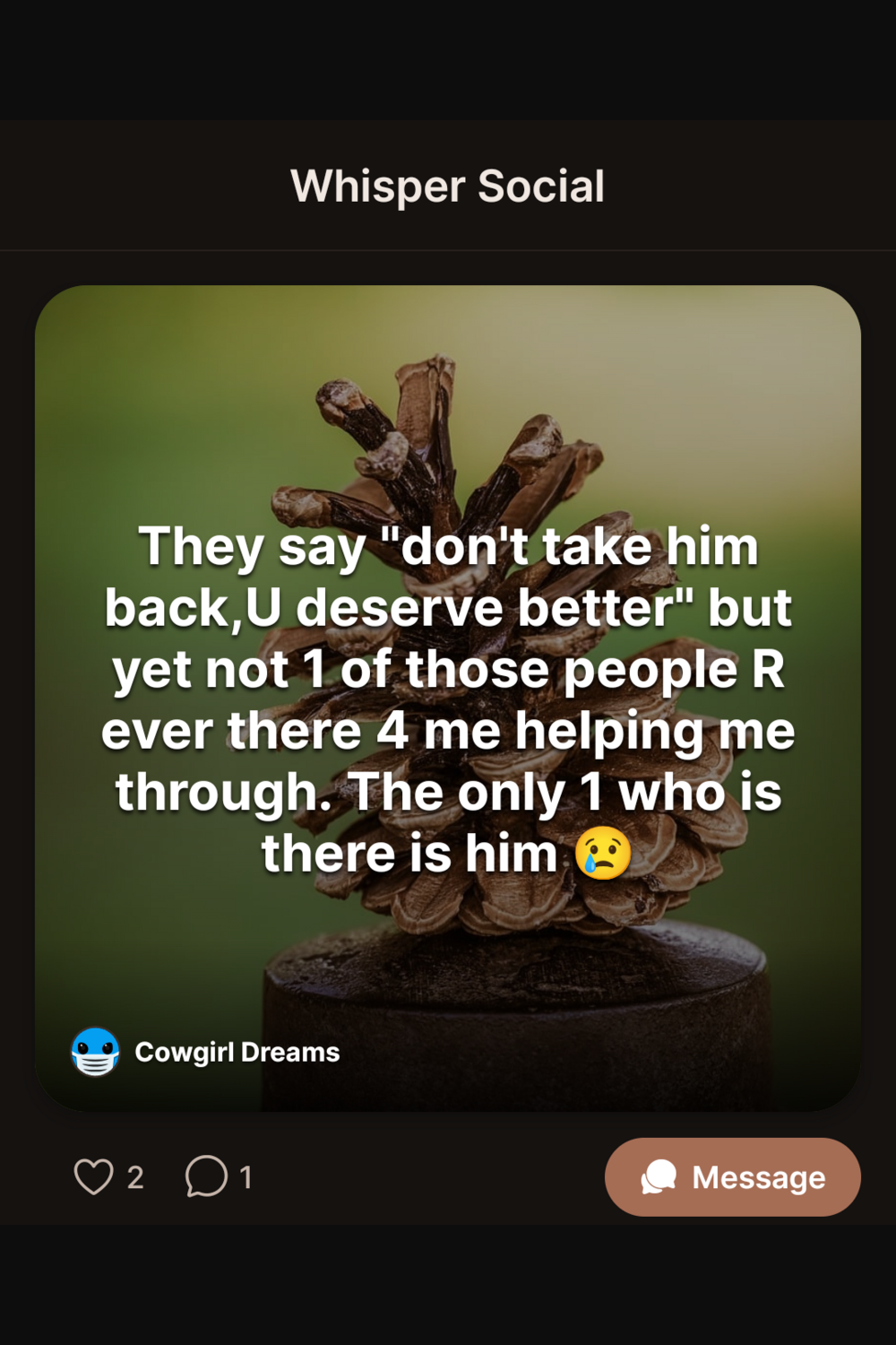 What people actually think (anonymously)