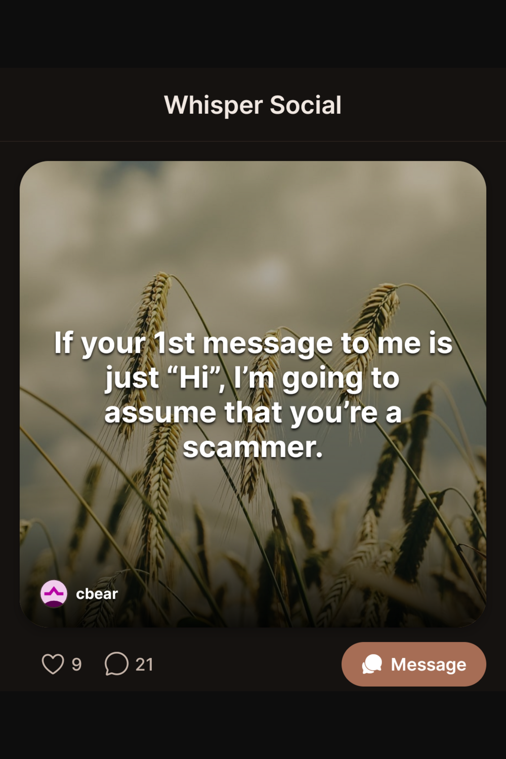 Whisper Social